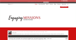 Desktop Screenshot of engagingmissions.com