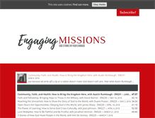 Tablet Screenshot of engagingmissions.com